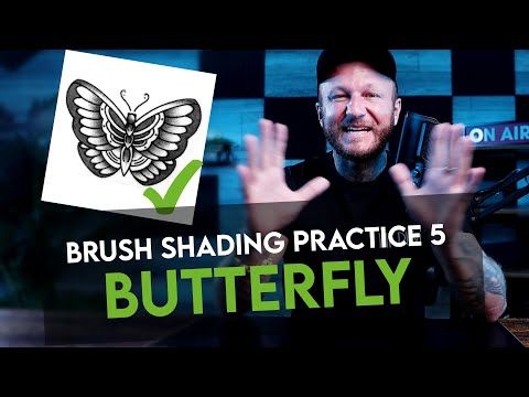 LET'S LEARN TO TATTOO: How to Tattoo a Butterfly from Scratch (Follow Along Tutorial)