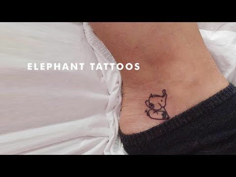 Beautiful Small Elephant Tattoos