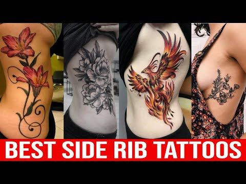 Top 50 best Side rib Tattoo For girls