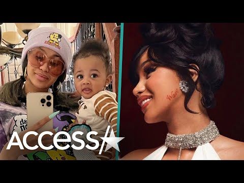 Cardi B Gets Face Tattoo of Son's Name