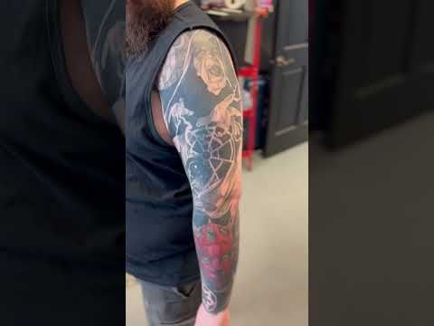 Star Wars Sleeve in Progress #tattoo #tattooartist #tattoolife #starwars