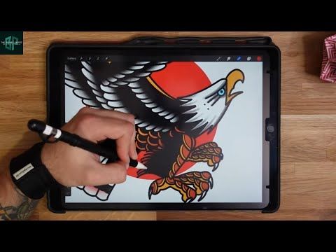 How to Draw a Tattoo Design of a Traditional Eagle By a Tattooist