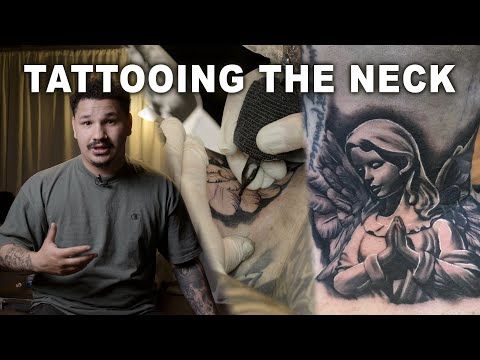 TATTOOING THE NECK !!! My process 🤌🏻👍🏻