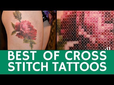Best of cross-stitch tattoo DESIGNS & creative ideas by modern artists