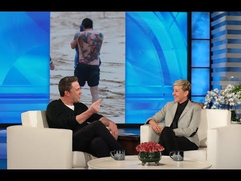 Ben Affleck Loves His Back Tattoo