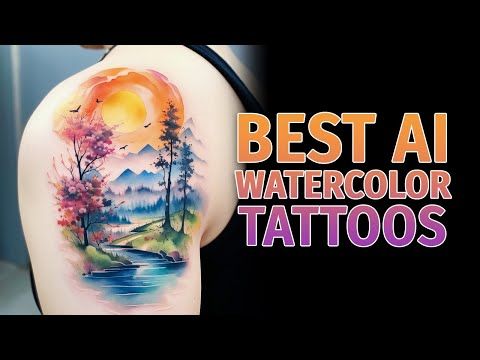 Watercolor Tattoos: Fluidity and Beauty of This Unique Art Form.