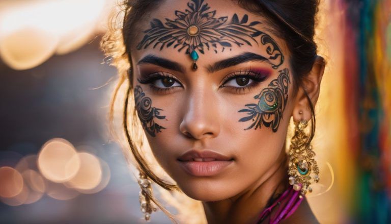 10 Bold and Beautiful Face Tattoo Ideas for Women