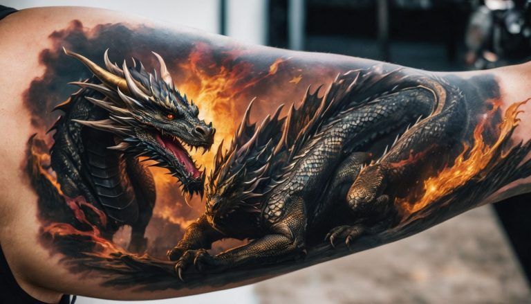 50 Stunning Dragon Sleeve Tattoo Ideas for Men and Women
