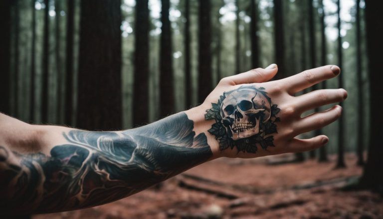 Exploring the Deep Symbolism of Skeleton Hand Tattoos