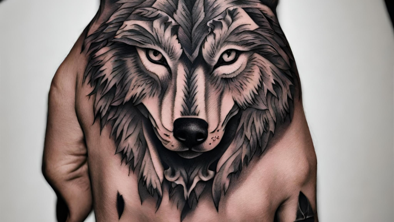 Exploring the Symbolism and Beauty of Wolf Hand Tattoos